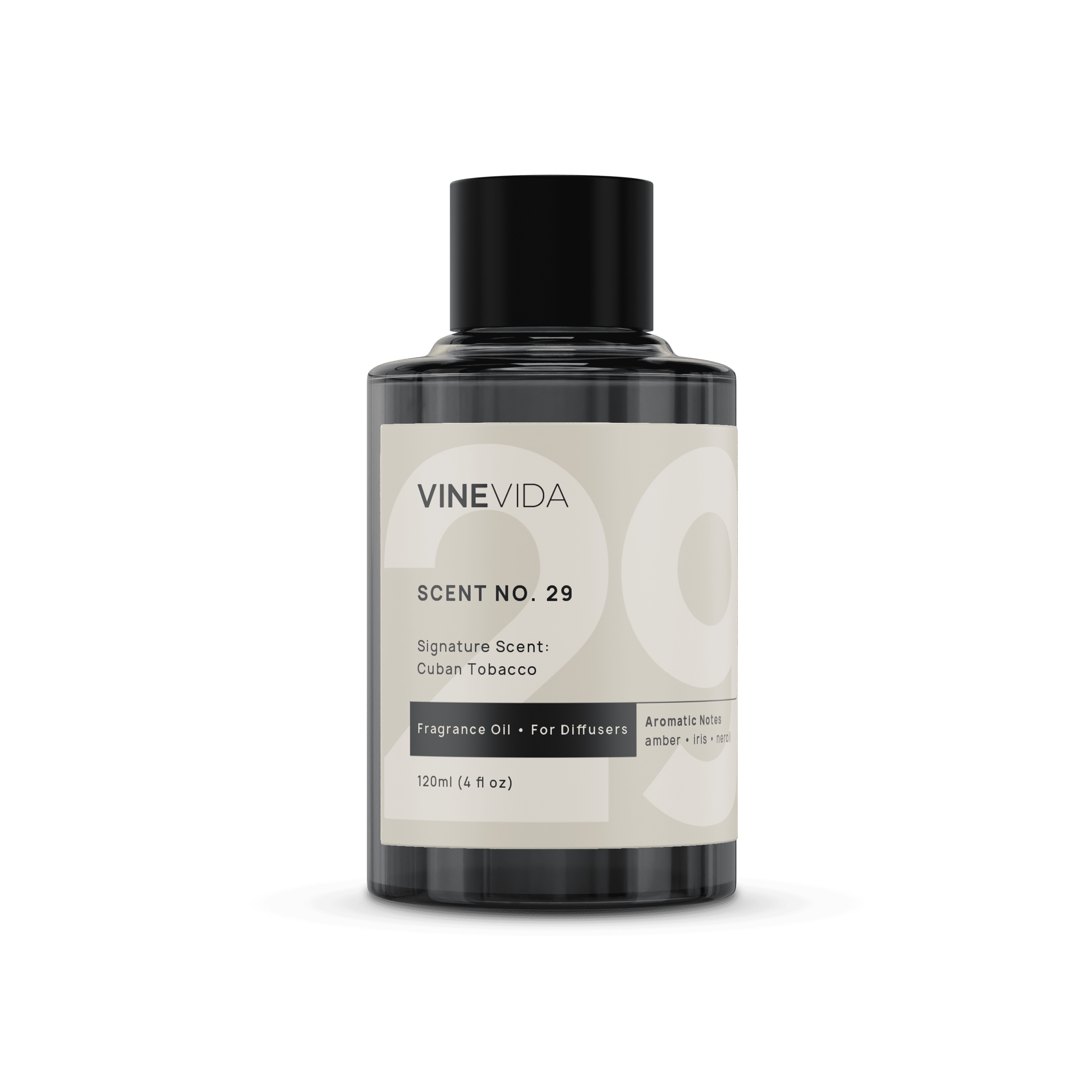 Premium NO. 29 Fragrance Oil for Home & Office - Cuban Tobacco Scented Essential Oil for Cold Air Diffusers, Humidifiers & Aromatherapy - Relaxing Scent for Stress Relief & Mood Enhancement