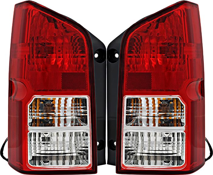 Nissan Pathfinder Tail Lights Lamps Set 2005-2012 - Left & Right Side Replacement for Improved Visibility and Safety - Perfect for Night Driving and Off-Road Adventures