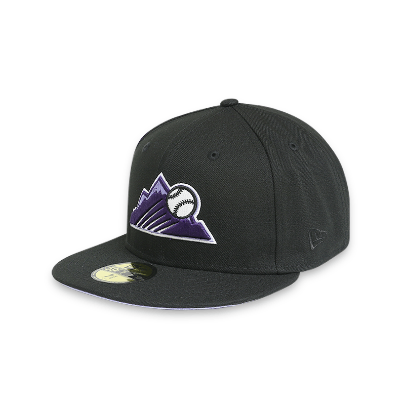 Colorado Rockies 25th Anniversary Black 59FIFTY Fitted Hat for Men - Official MLB Baseball Cap for Fans, Sports & Casual Wear