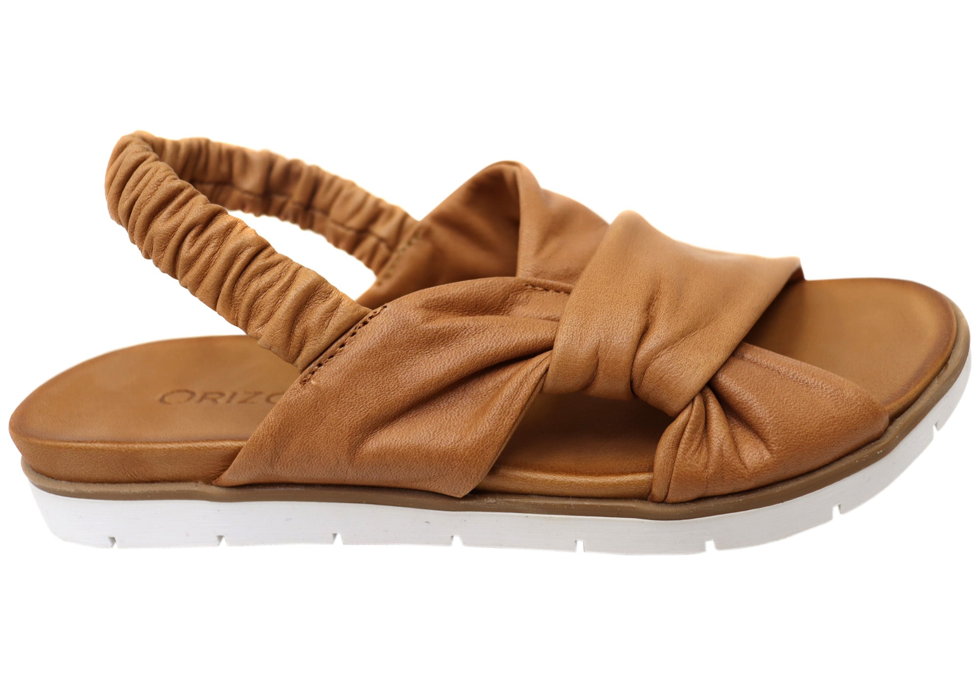 Orizonte Shanty Women's Comfortable European Leather Sandals - Stylish Summer Casual Sandals for Walking, Beach & Vacation