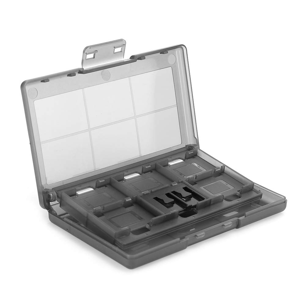 Nintendo Switch Game Card Holder - Black Switch Game Card Storage Case with Delicate Touch for Secure Protection | Perfect for Travel, Gaming On-The-Go & Organizing Switch Game Collection