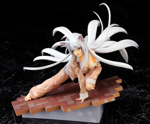 Bakemonogatari Black Hanekawa 1/7 Scale PVC Anime Figure - Collectible Japanese Anime Character Model for Display & Home Decor