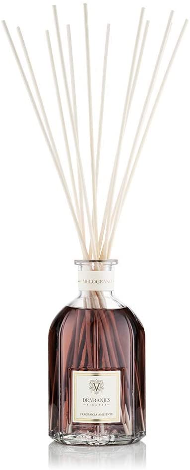 Dr. Vranjes Luxury Crystal Room Diffuser 500ml - Pomegranate Scented Aromatherapy Essential Oil Diffuser for Home, Office & Spa Relaxation