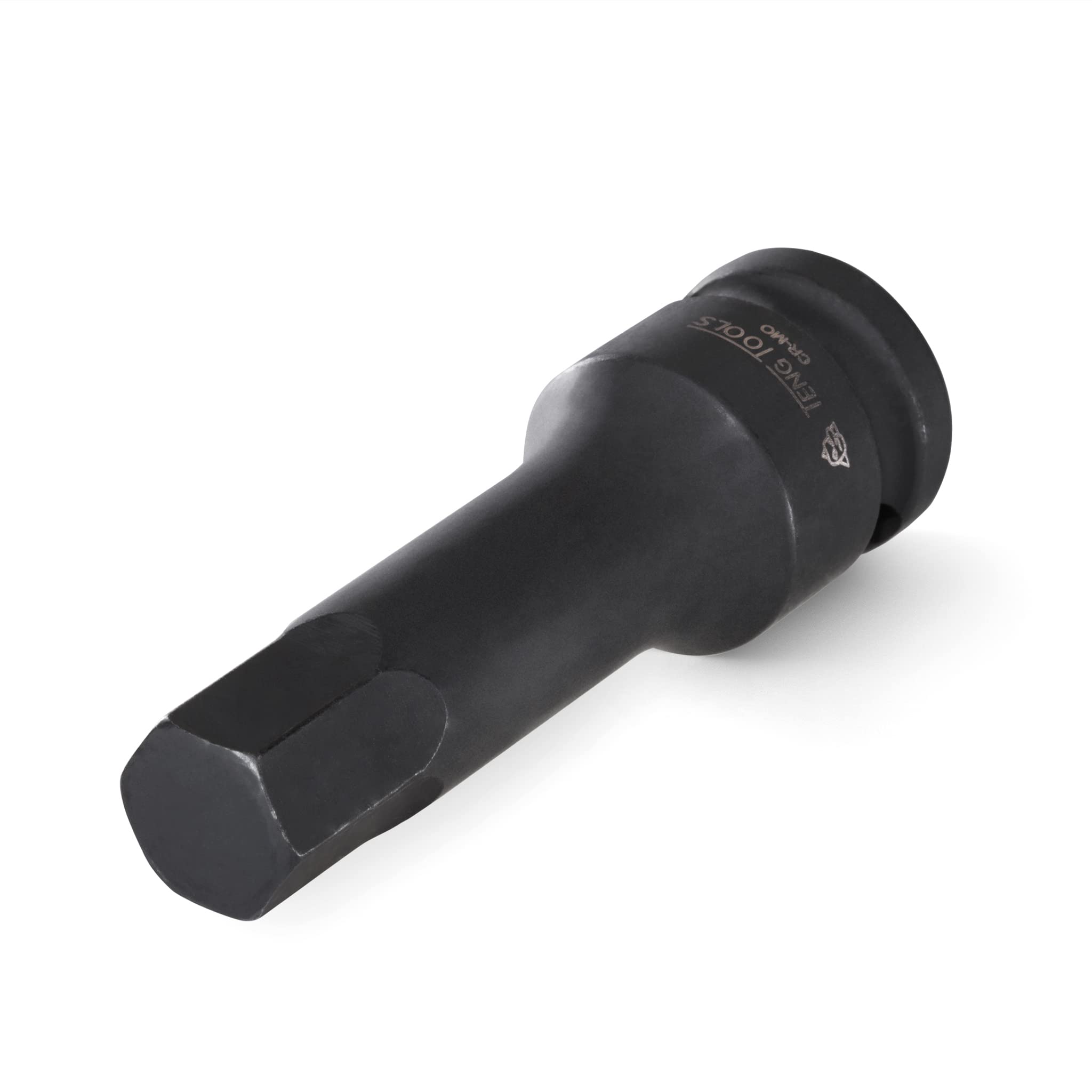 Teng Tools 22MM 3/4 Inch Drive Metric Hex Chrome Molybdenum Impact Socket - Professional Mechanic Hand Tool (941522-C) for Automotive Repair & Heavy-Duty Applications