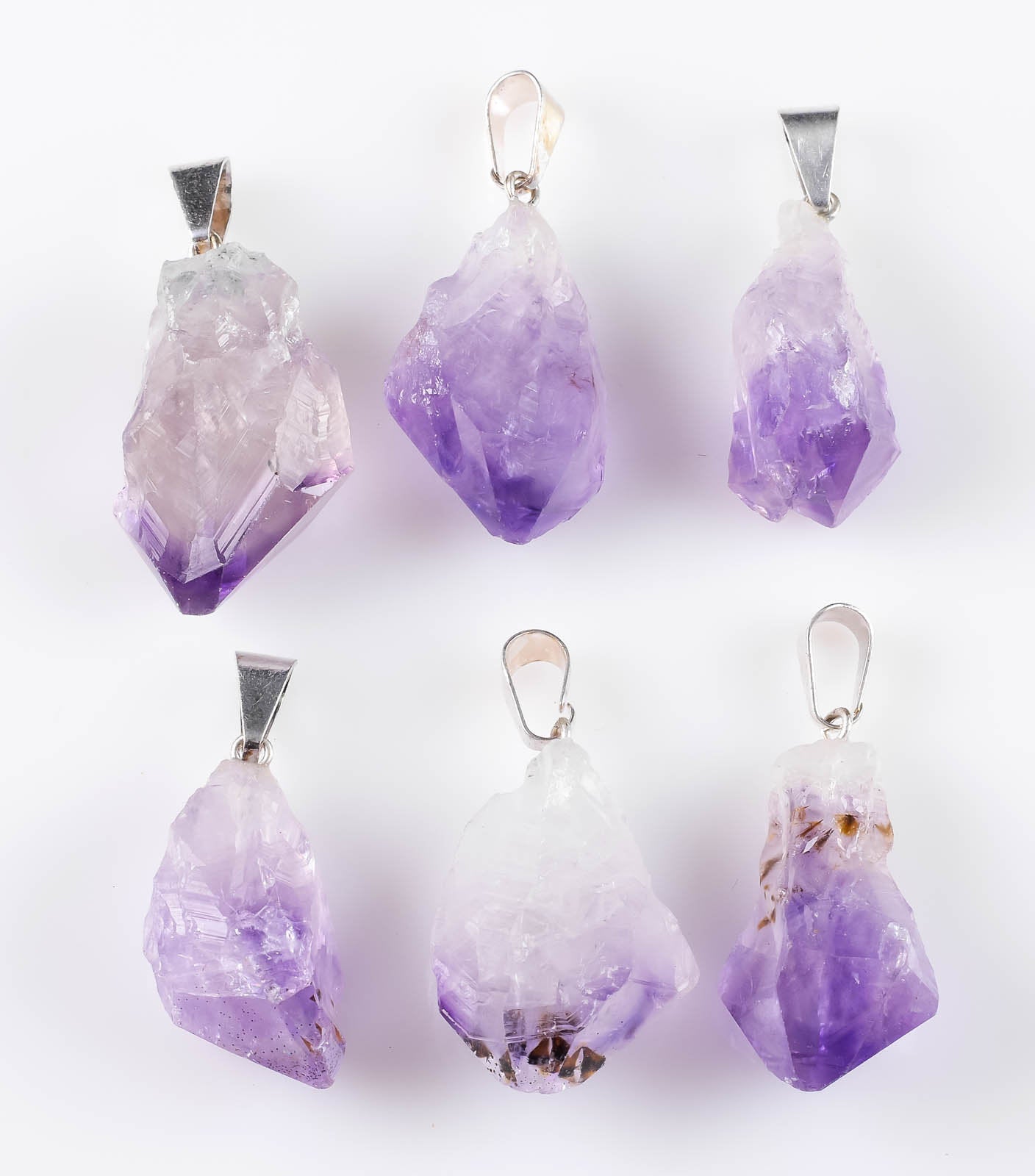Natural Raw Amethyst Crystal Pendant Necklace - Handmade Healing Stone Jewelry for Women, February Birthstone Gift, Spiritual Energy Protection | Perfect for Meditation, Yoga & Everyday Wear