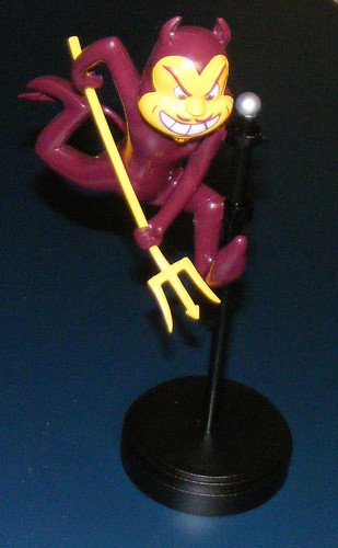 Arizona State University Sparky Desk Figurine - Official Licensed Collectible for ASU Fans, Office Decor, and Car Antenna Accessory | Perfect for Graduation Gifts, College Dorm Decor, and Alumni Pride