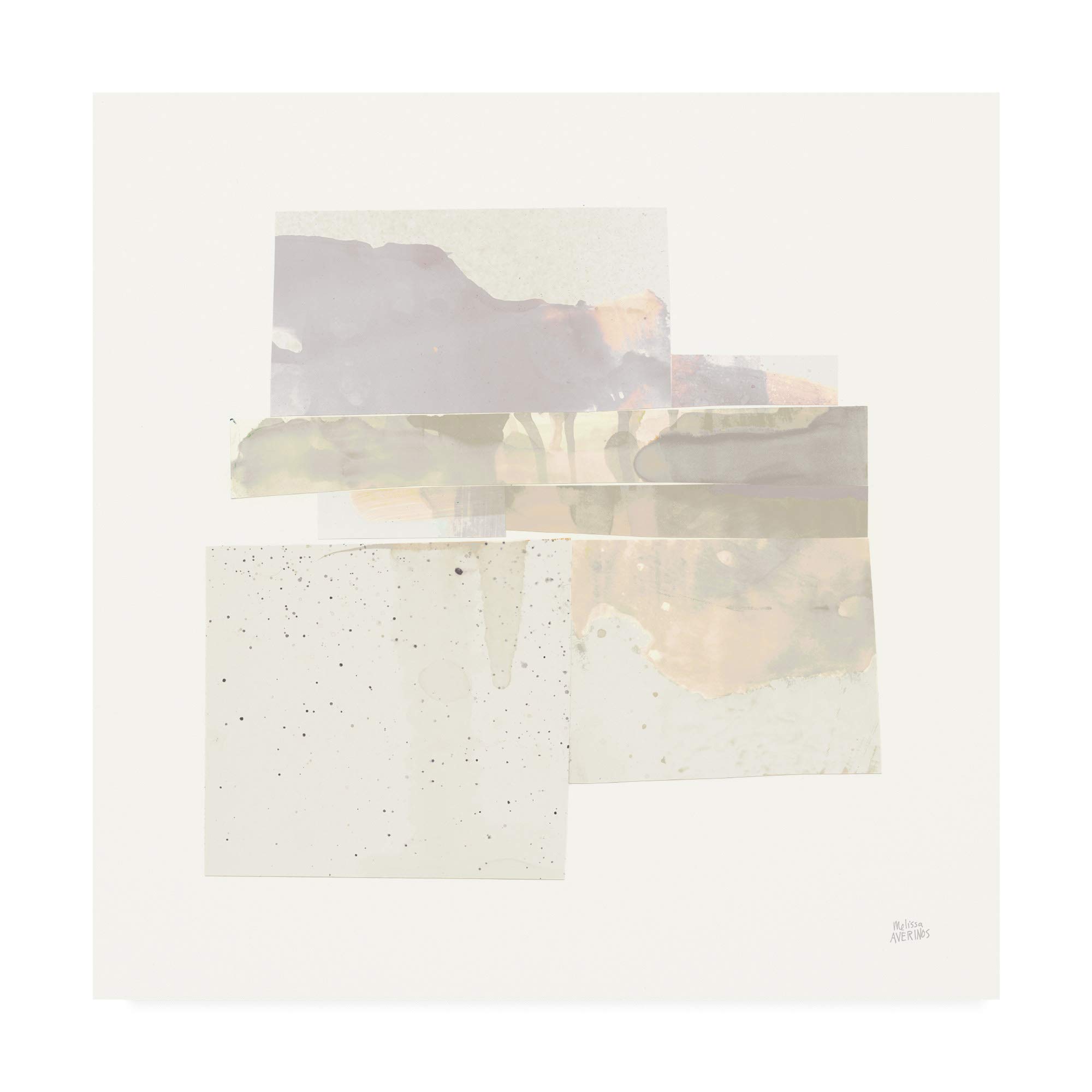 Trademark Fine Art - Melissa Averinos Stacks II Neutral 18x18 Canvas Wall Art - Perfect for Living Room, Bedroom & Office Decor