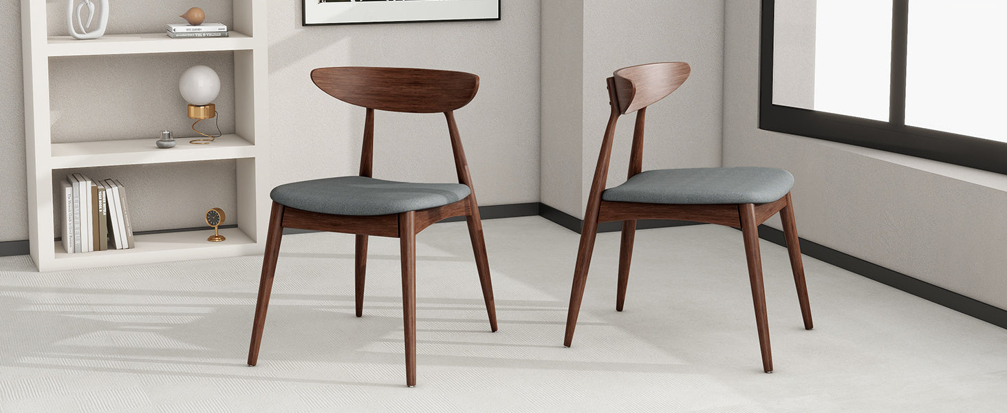 2-Pack Modern Dining Chairs - Sturdy & Comfortable Kitchen Chairs for Home, Office, Restaurant - Perfect for Dining Room, Breakfast Nook, or Small Space Decor