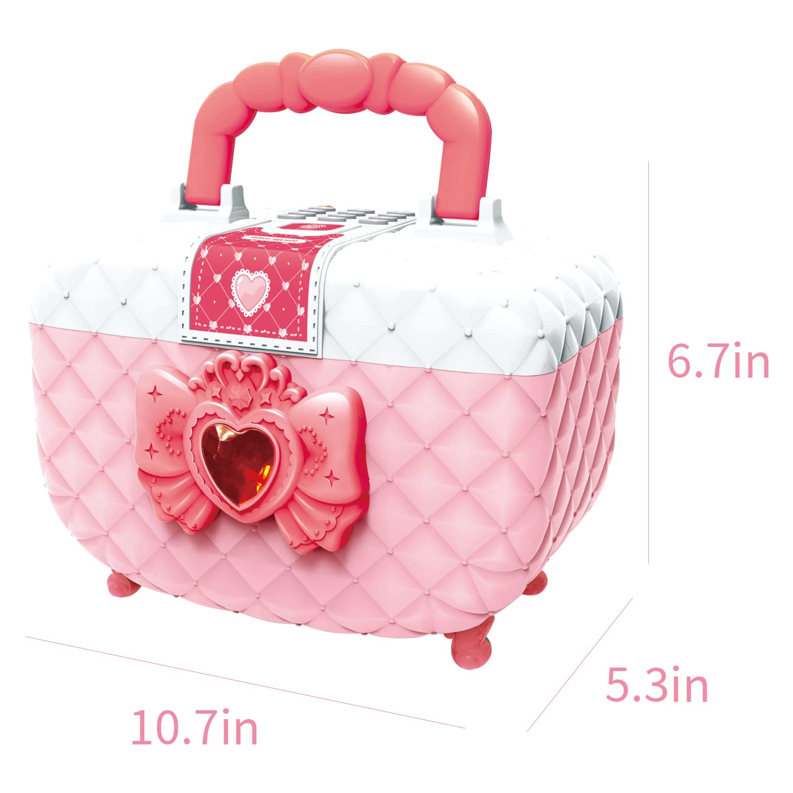 Pink Password Protected Piggy Bank for Girls - Secure Coin Money Storage Box - Perfect for Saving, Gifts & Kids' Financial Education