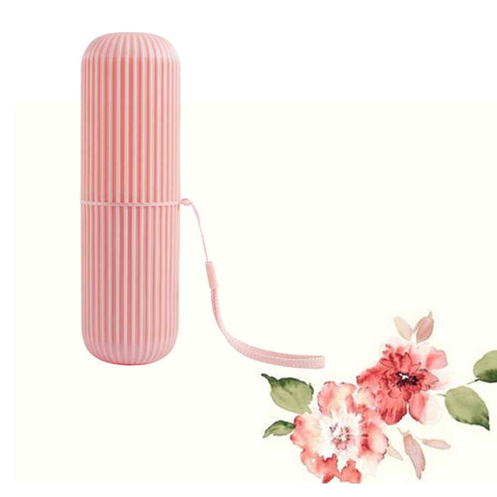 Zerodeko Travel Toothbrush & Toothpaste Set - Compact Portable Toothbrush Holder with Case & Toothpaste Container - Perfect for Camping, Hiking, Airplane & Business Trips