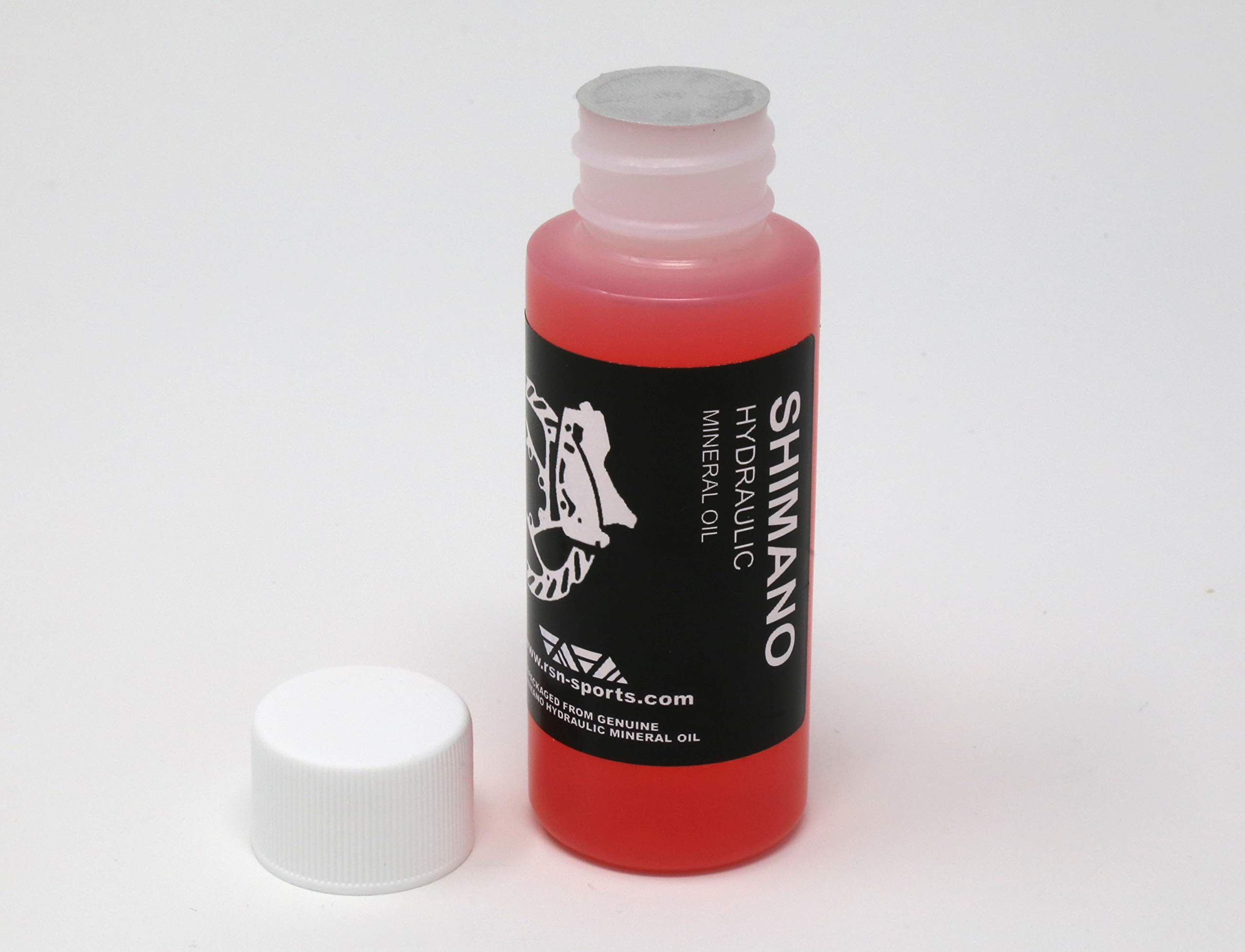 Shimano Hydraulic Brake Bleed Kit with 60ml Mineral Oil & Syringe - Compatible with Shimano, MTB & Road Bikes - Perfect for Professional Bike Maintenance & Home Repair
