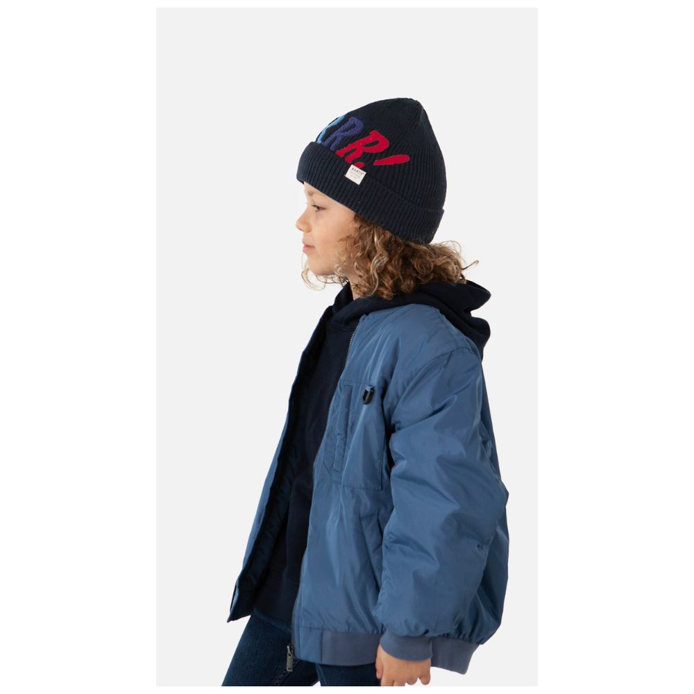 Barts Foddy Beanie Hat - Navy Blue 53cm - Soft Winter Knit Beanie for Men & Women - Perfect for Skiing, Hiking, and Cold Weather Activities