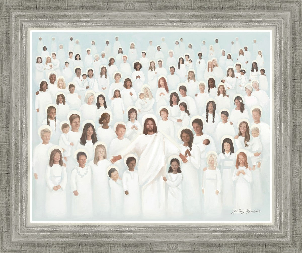 Body Of Christ By Hailey Kinsey - Inspirational Christian Wall Art for Home & Church Decor - Perfect for Living Room, Bedroom & Prayer Space