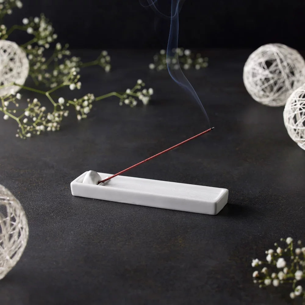 Kousaido Zen Rock Garden Incense Holder - Unique Stylish Incense Burner for Meditation, Yoga & Home Decor | Japanese Inspired Aromatherapy Accessory