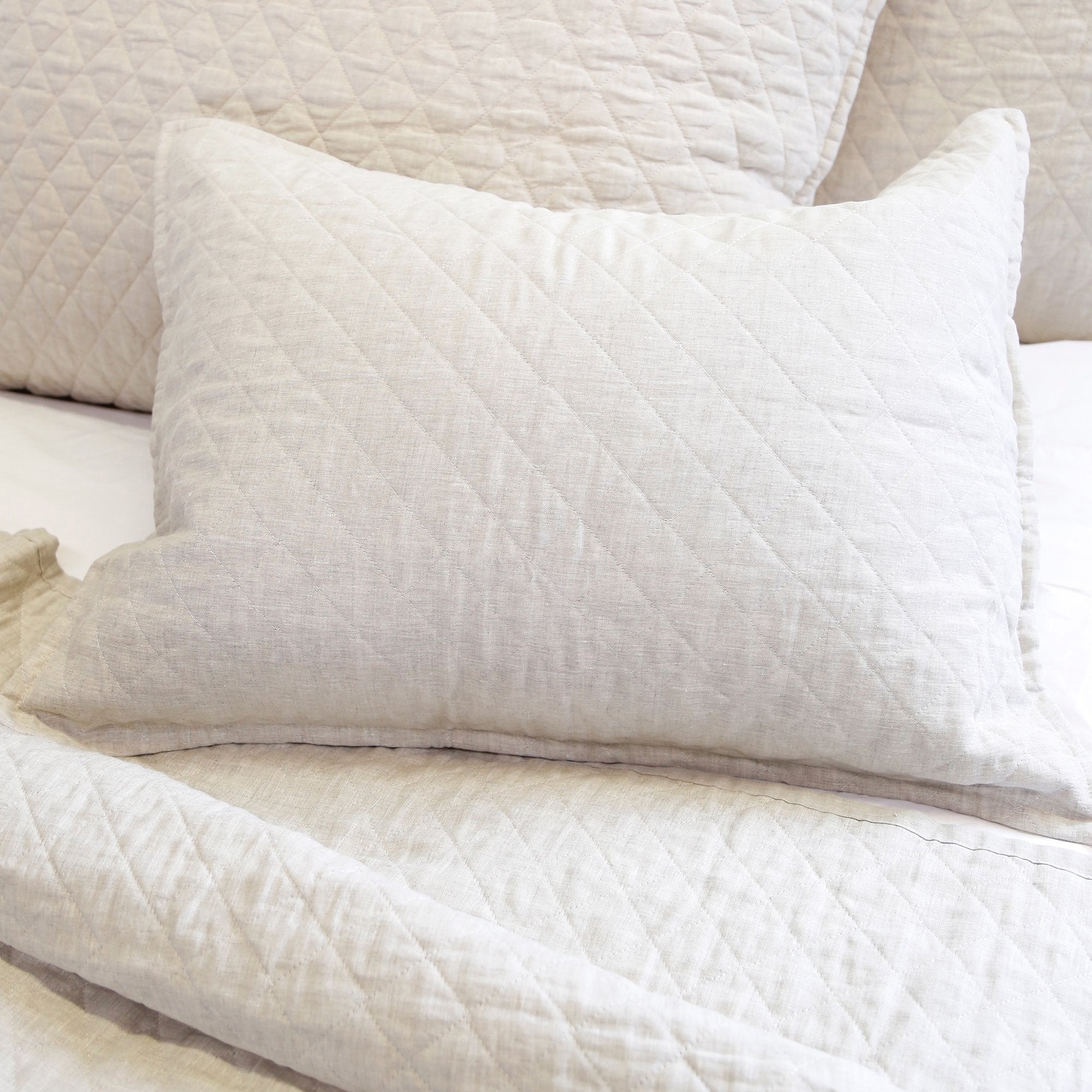 Hampton Oversized Decorative Throw Pillow with Insert - Soft and Cozy for Living Room, Bedroom, or Sofa