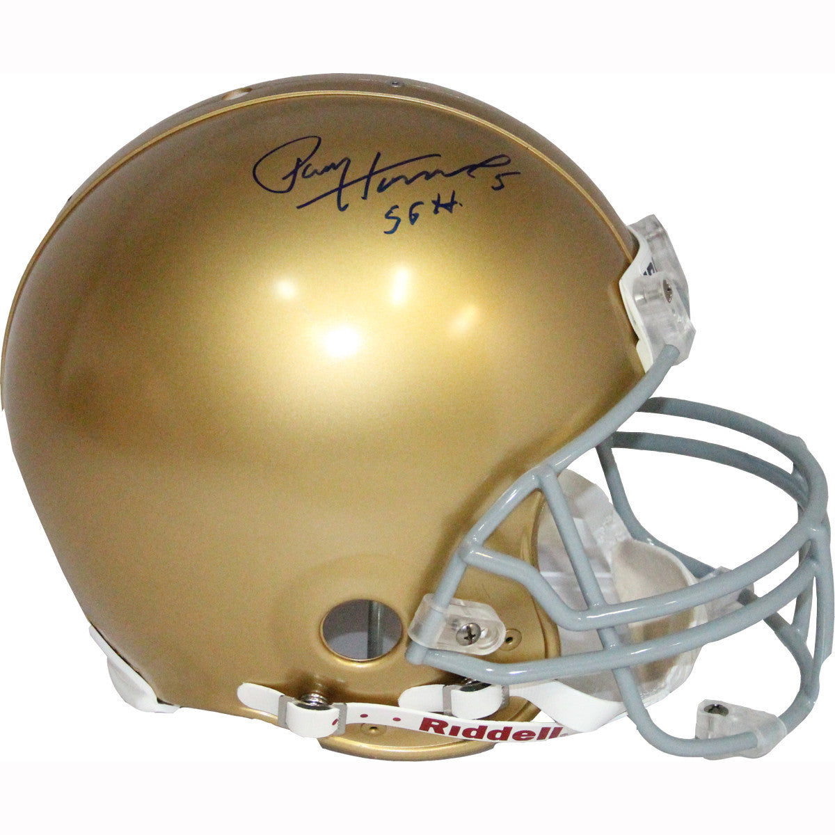 Authentic Paul Hornung Signed Notre Dame Football Helmet with 1956 Heisman Inscription - Perfect for Sports Memorabilia Collectors & Notre Dame Fans Display