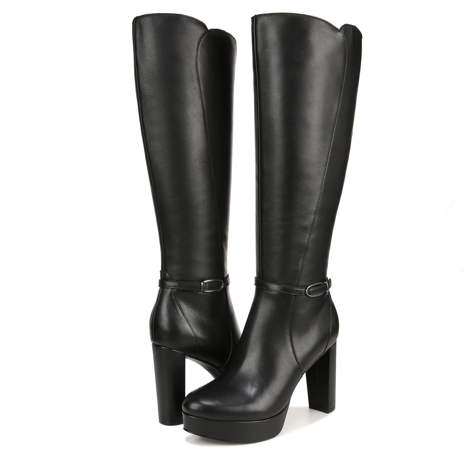 Naturalizer Women's Fenna Platform Tall Dress Boots - Stylish & Comfortable Knee-High Boots for Fall & Winter, Perfect for Office, Parties & Date Nights
