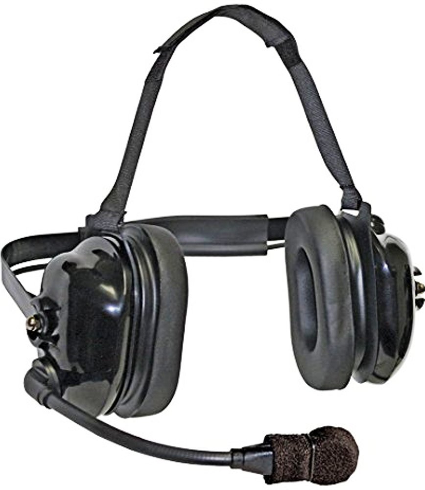 Klein Electronics Titan-Flex Extreme Noise Cancelling Headset with FlexBoom Microphone - Dual-Muff Design, Foam Ear Pads & Black Earshells - Universal 5-Pin Connector for Aviation, Construction & Industrial Noise Protection
