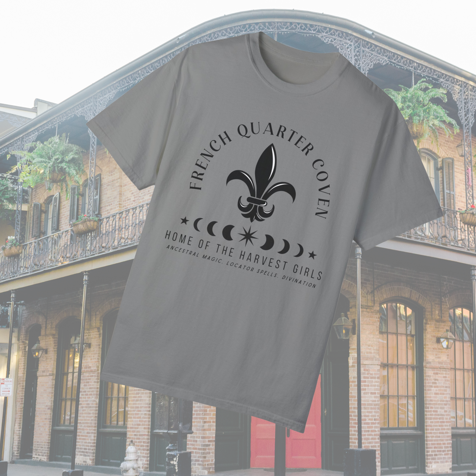 French Quarter Coven T-Shirt | Gothic Witchy Apparel | Perfect for Halloween, Witch Parties & Alternative Fashion