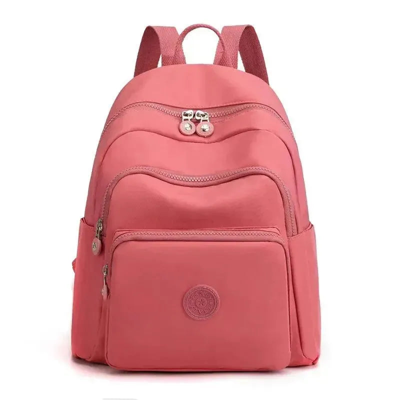 Stylish Waterproof Women's College Backpack for School, Travel & Outdoor Adventures - Lightweight Laptop Bag with USB Charging Port