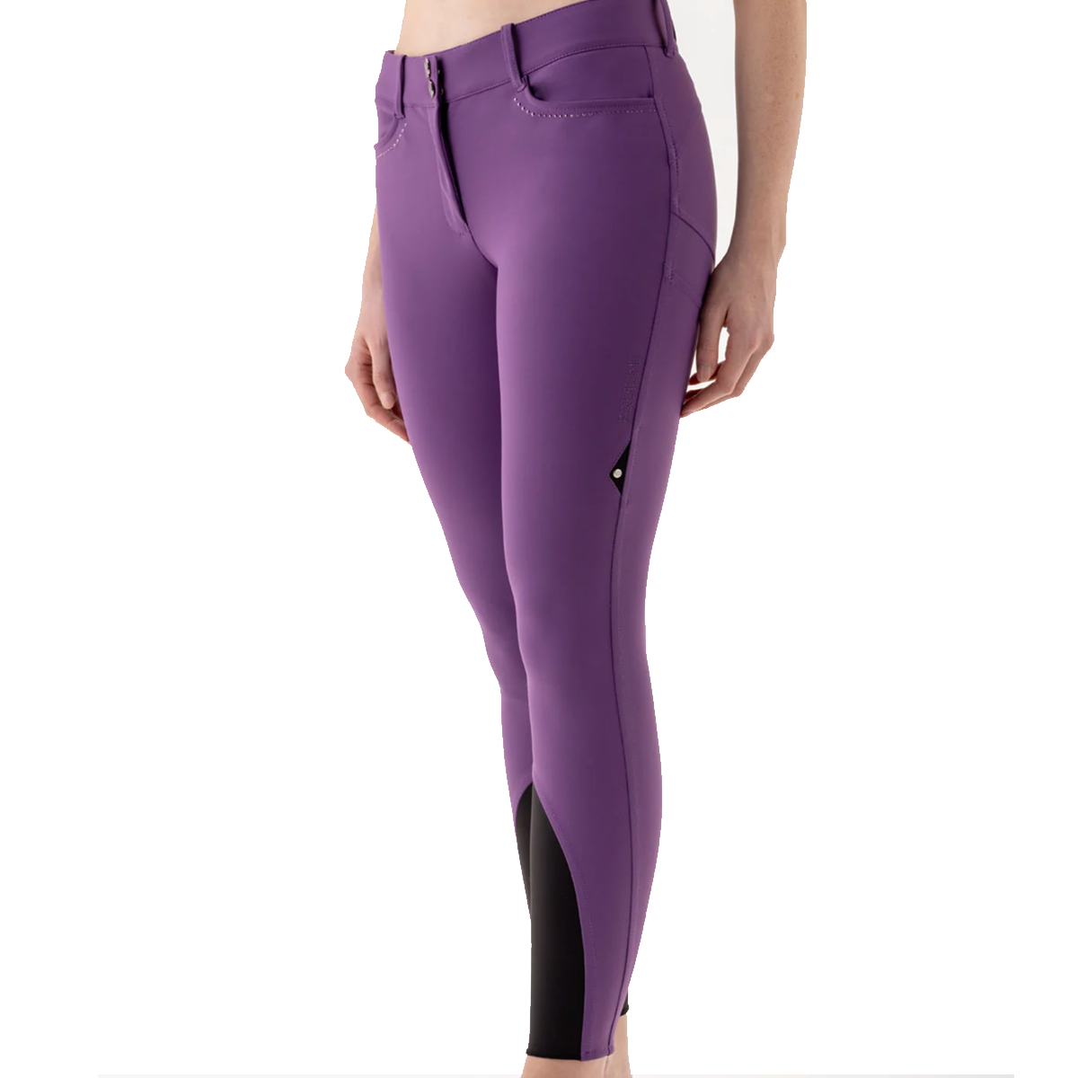 Equiline Women's Gorgakh High Waisted Knee Grip Breech - Comfortable Equestrian Riding Pants for Horseback Riding & Training