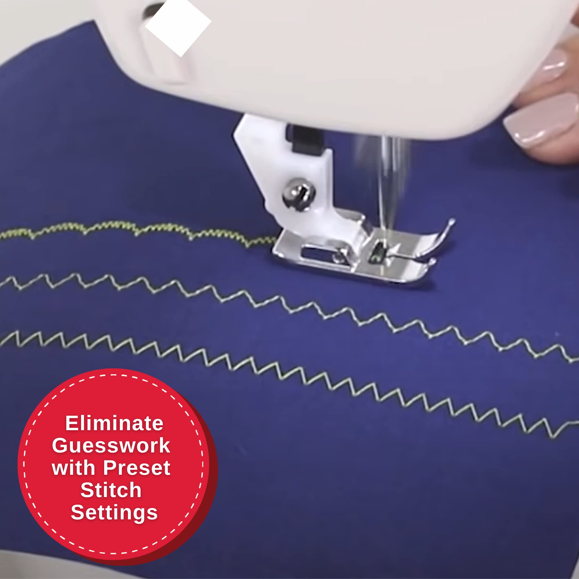 SINGER M1500 Lightweight Portable Sewing Machine with 57 Stitch Patterns, LED Light & Buttonhole Function | Complete Accessory Kit Included | Perfect for Quilting, DIY Crafts, Clothing Repair & Home Mending Projects
