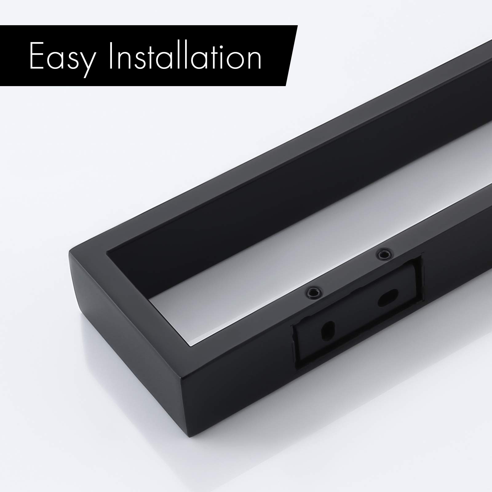 10 Inch Modern Matte Black Towel Holder & Toilet Paper Holder Wall Mount Set (A23080-BK + A2572-BK) - Perfect for Bathroom, Kitchen & Laundry Room Organization