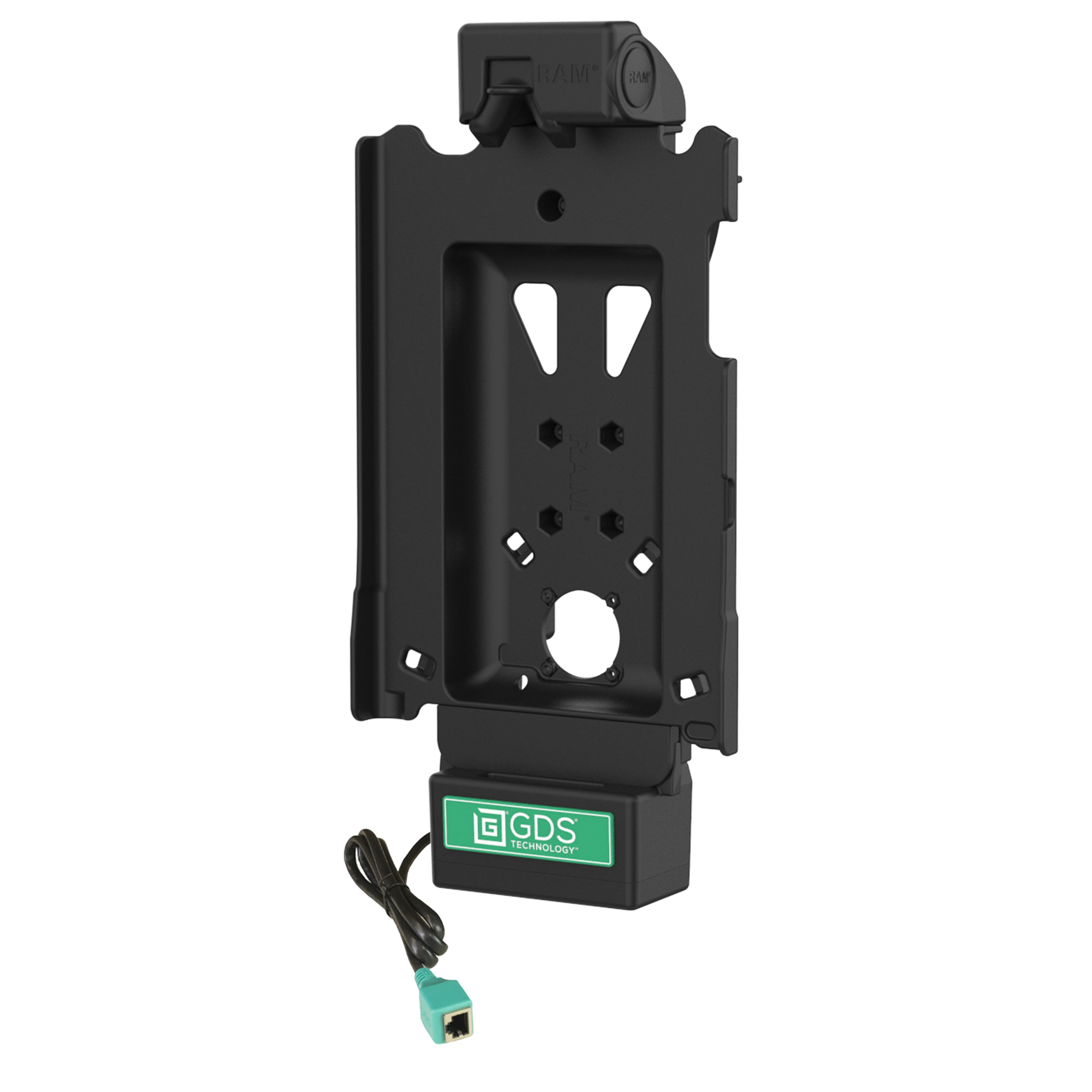 GDS® Tough Dock™ with PoE for Samsung Tab A9+ - Rugged Charging Station & Mount (Model: RAM GDS DOCK SAM88EU) - Ideal for Retail, Warehouse & Industrial Tablet Use