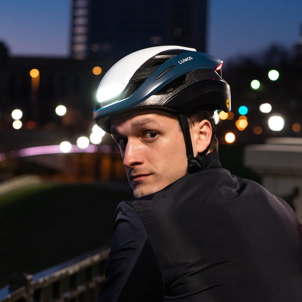 Lumos Ultra Bike Helmet with LED Lights - Smart Bluetooth Cycling Helmet for Night Riding Safety - Perfect for Urban Commuters & Mountain Bikers