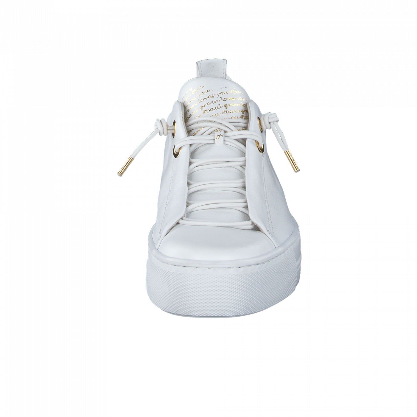 PAUL GREEN 5017 Women's White Leather Sneakers - Comfortable & Stylish Casual Shoes for Walking, Work & Everyday Wear