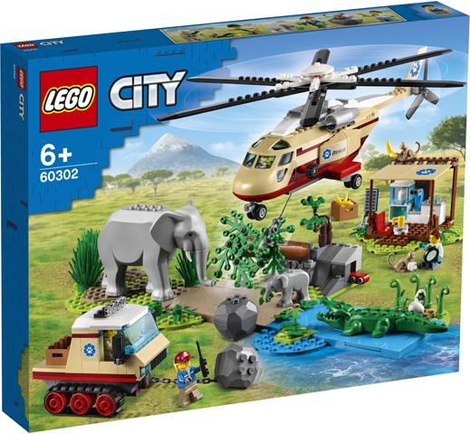 LEGO CITY Wildlife Rescue Operation Building Set 60302 - Rescue Truck & Animal Figures - Creative Play for Kids & Collectors - Perfect for Birthday Gifts & Adventure Role-Playing