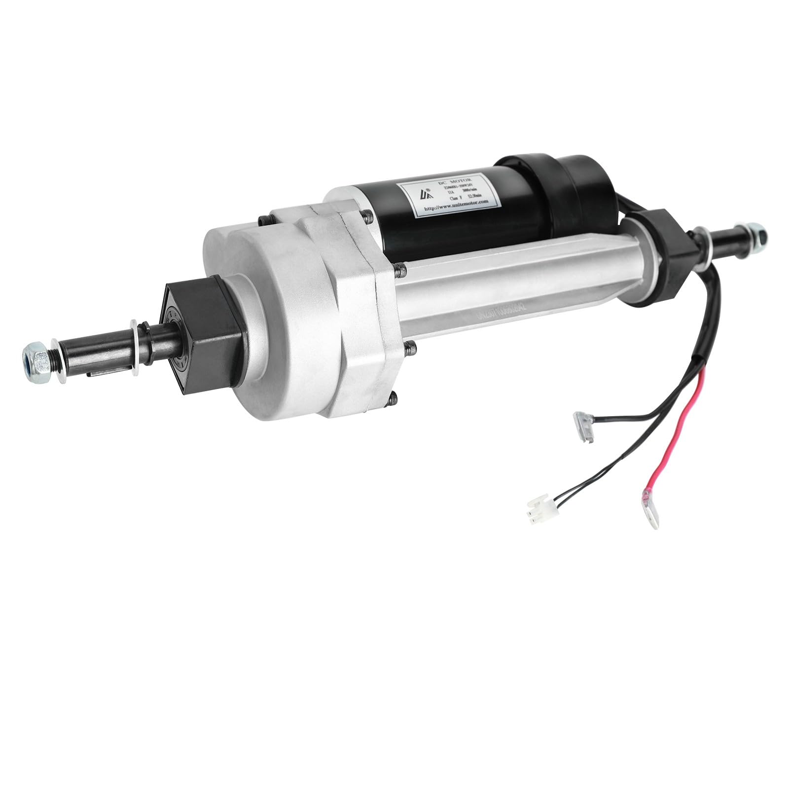 24V 350W Brush Electric Motor Transaxle - Powerful Drive System for Trolleys, Wagons, Scooters, Go Karts, Bicycles, Tricycles, E-Bikes, Lawnmowers, Electric Vehicles & Wheelchairs | Perfect for DIY Projects & Home Improvement