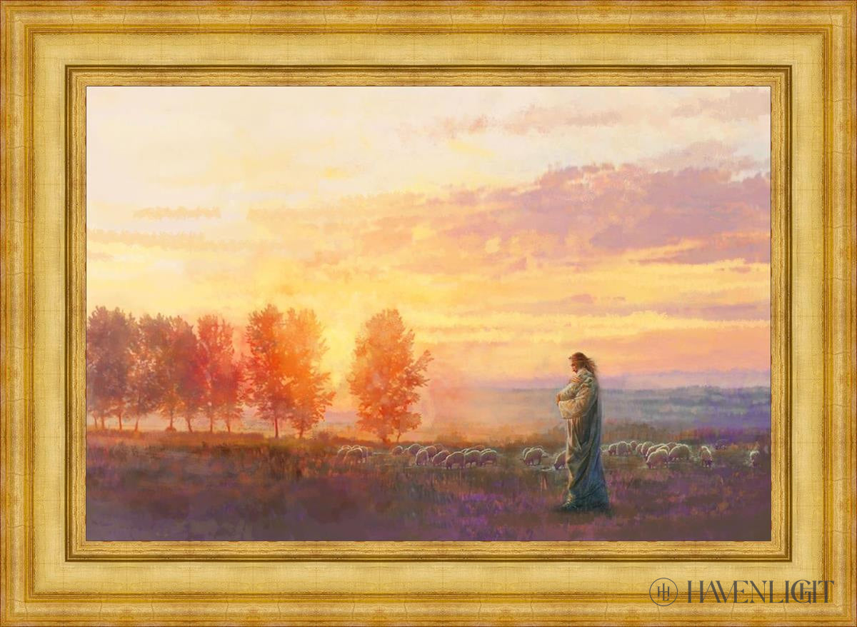 Eventide By Yongsung Kim - Premium Christian Wall Art for Home & Church Decor | Inspirational Bible Verse Canvas Painting | Perfect for Living Room, Bedroom & Worship Spaces