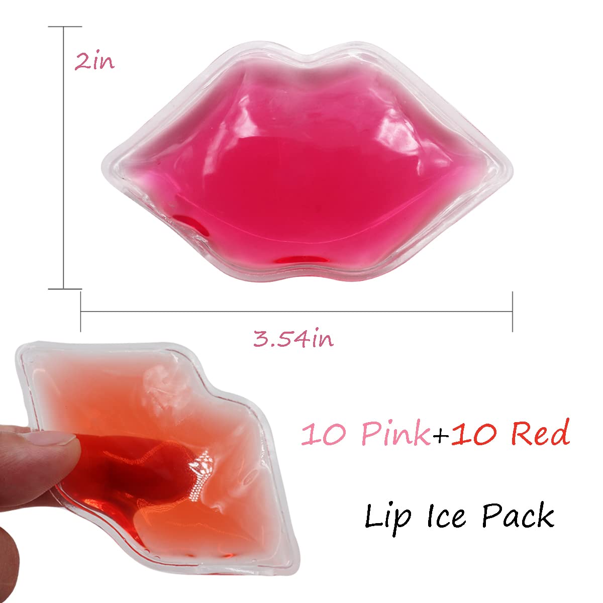 20 Pack Small Ice Packs for Lips - Cooling Relief for Lip Fillers, Injections, Bruises & Injuries | Perfect for Post-Procedure Care, Swelling Reduction & Pain Relief