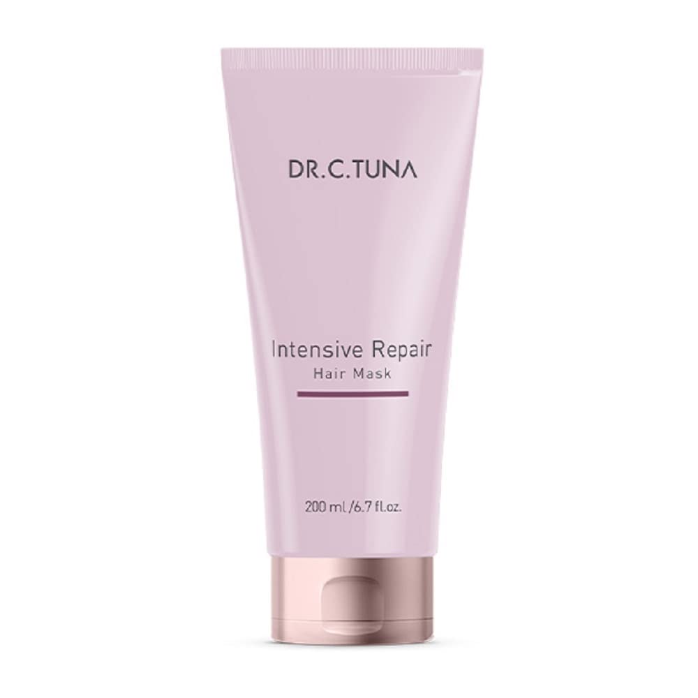 DR.C.TUNA Intensive Repair Hair Mask - 200ml for Damaged & Dry Hair - Deep Conditioning Treatment for Split Ends & Frizz - Salon Quality Hair Care at Home