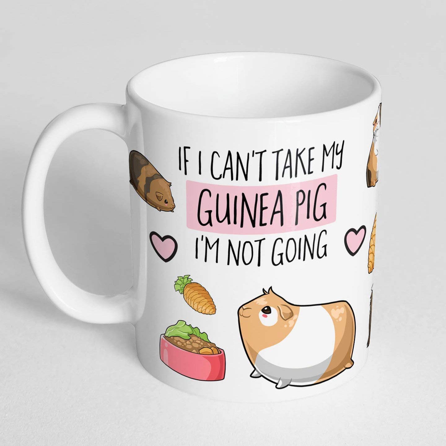 Guinea Pig Coffee Mug - Microwave & Dishwasher Safe Ceramic Cup for Hot & Cold Drinks - Perfect for Home, Office, Gifts & Pet Lovers