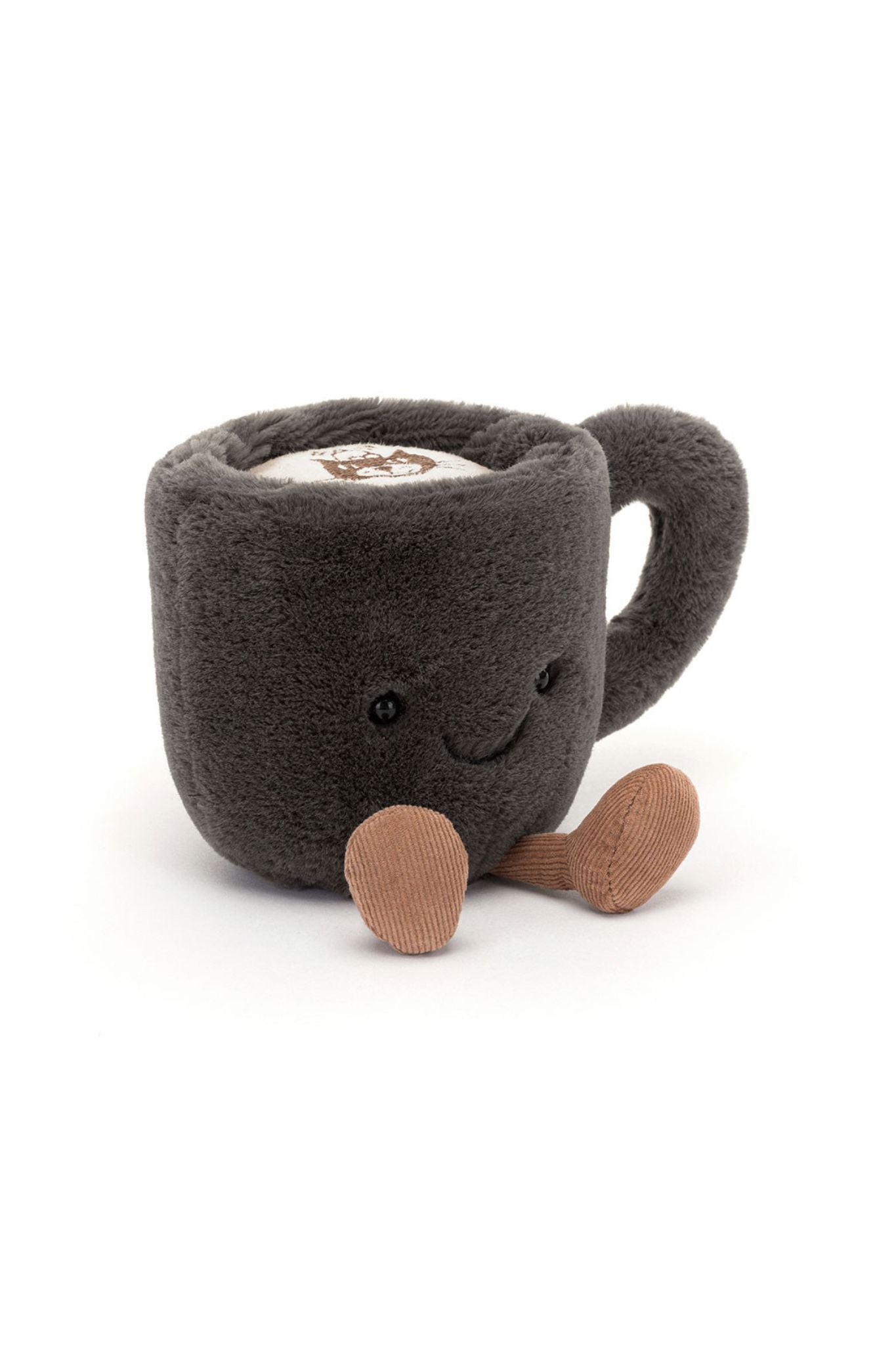 Jellycat Amuseables Coffee Cup Plush Toy - Adorable & Soft Stuffed Mug for Coffee Lovers, Perfect Gift for Home Decor, Office Desk & Cozy Companionship