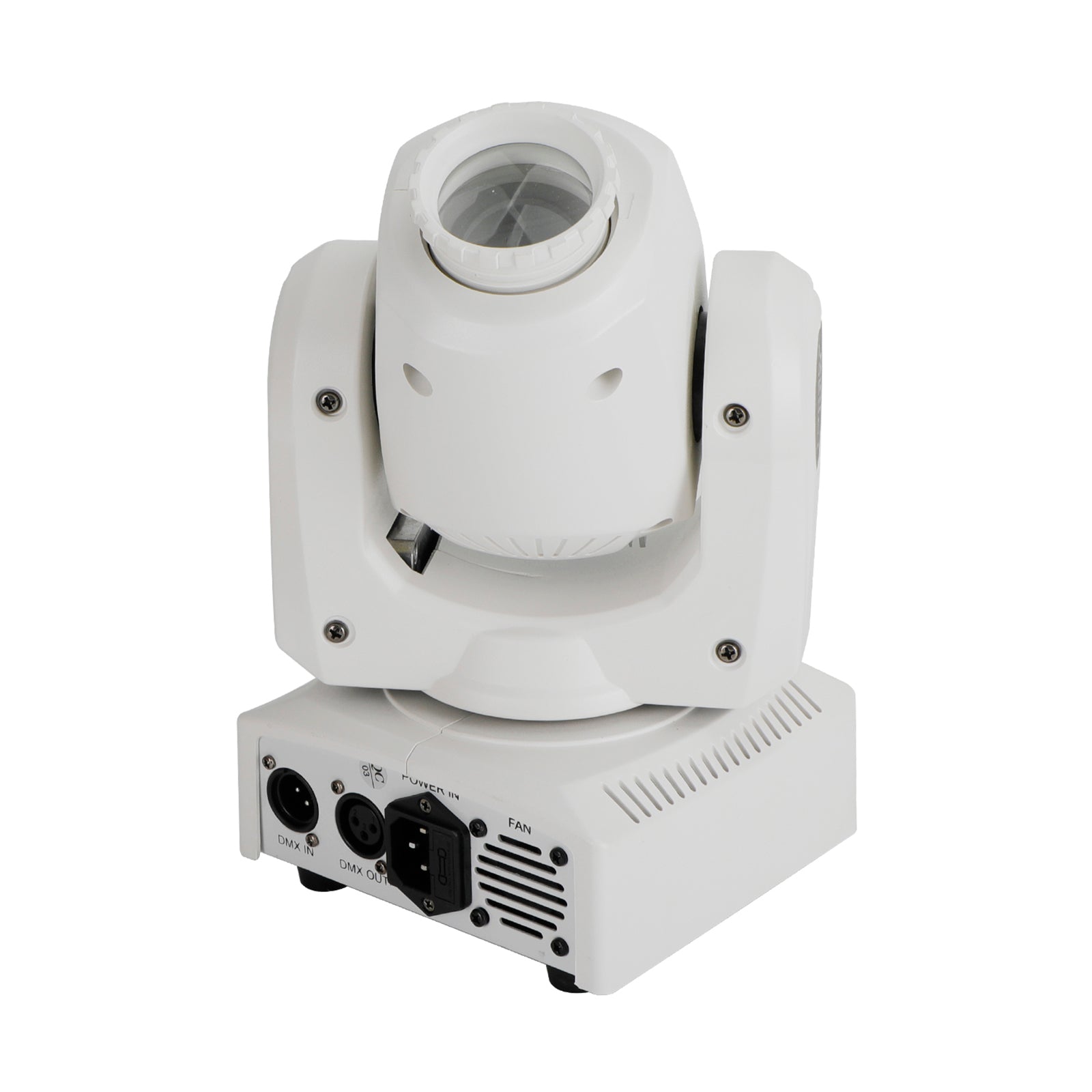 120W RGBW LED Moving Head Light with 8 Gobo Patterns - DMX Stage Lighting for DJ, Beam Bar & Party Events - Perfect for Concerts, Clubs & Theatrical Shows