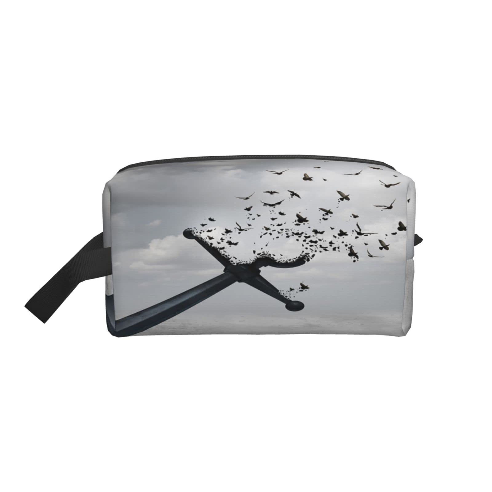 Wozukia Heavy Duty Travel Toiletry Bag - Waterproof Makeup Cosmetic Organizer for Women & Men, Portable Hanging Storage Pouch - Perfect for Vacation, Gym, Camping & Business Trips