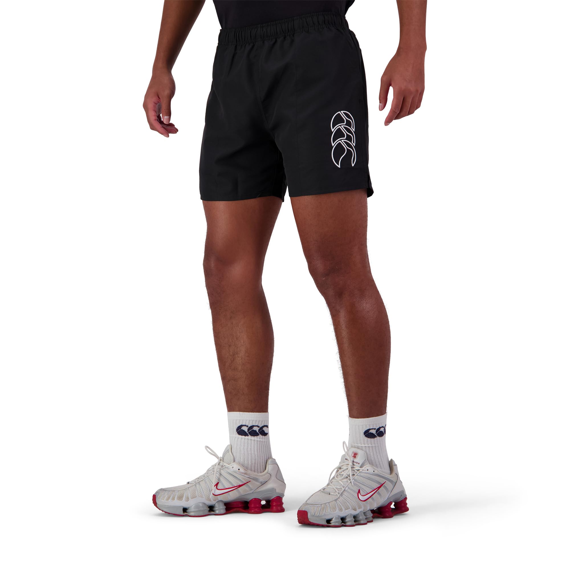 Canterbury 2018 Men's Tactic Sports Fitness Gym Shorts - Black, Medium Size - Perfect for Workouts, Running & Casual Wear