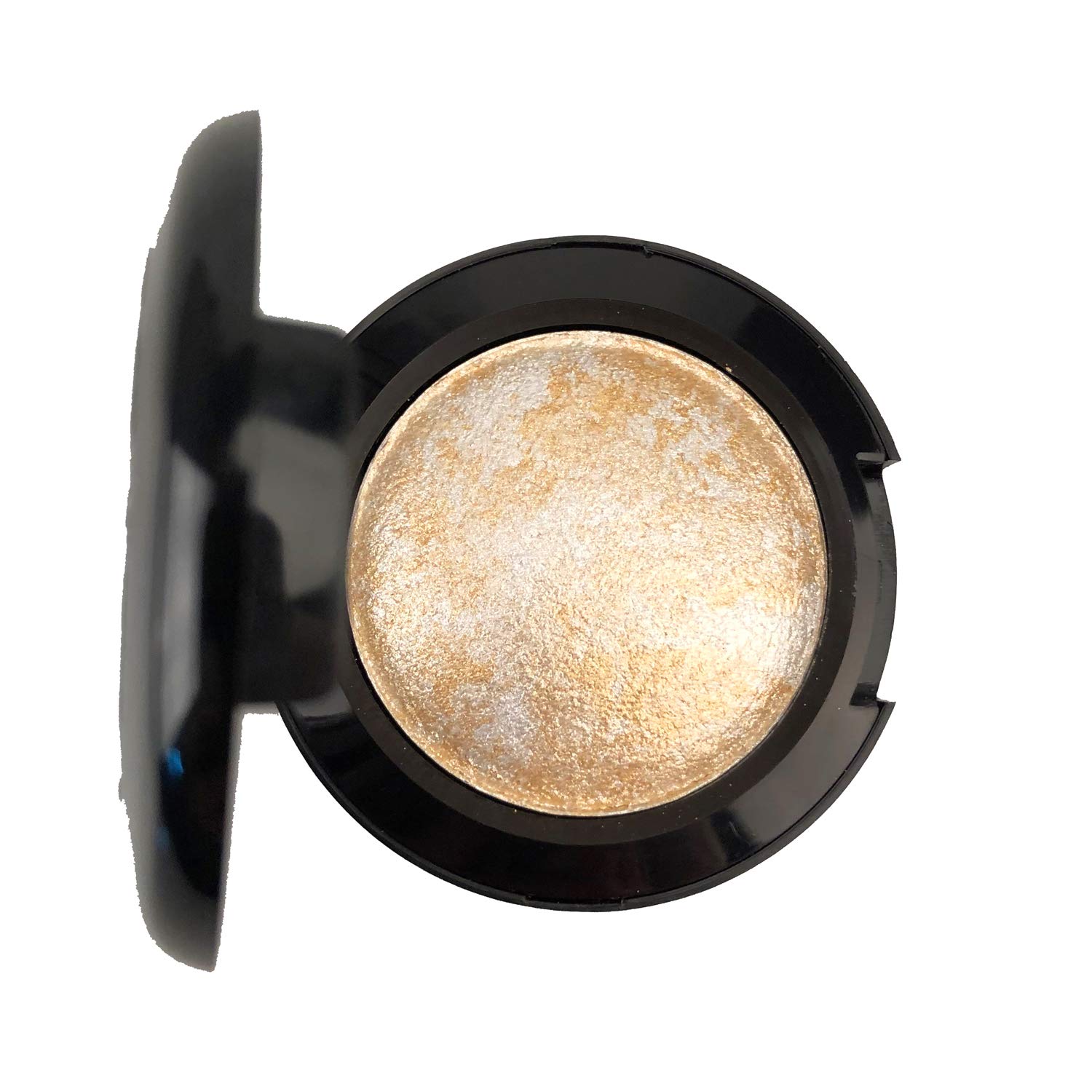 Single Color Baked Eye Shadow Palette - Glitter Powder in Sunshine Golden (CES3809) | Long-Lasting Shimmer Makeup for Day & Night Looks