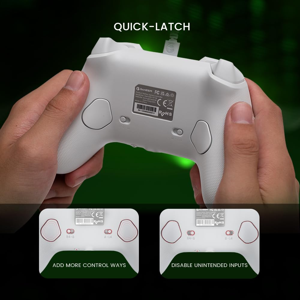 GameSir G7 SE Officially Licensed Xbox One Controller - Hall Effect Joysticks, 3.5mm Audio Jack & Programmable Back Buttons for Xbox Series X/S, Xbox One, Windows 10/11 PC Gaming - Perfect for FPS, Racing & Sports Games