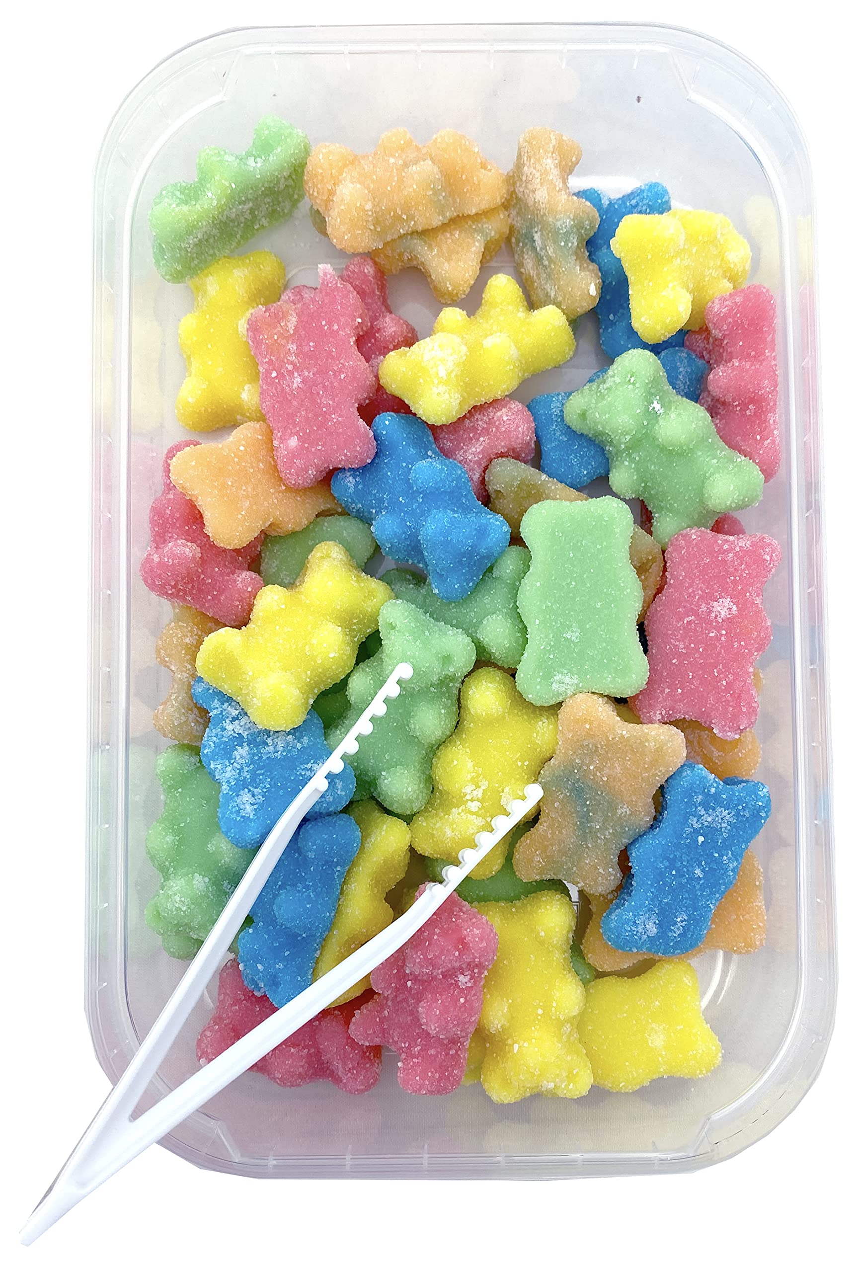 Sour Gummy Bears Candy 10oz - Kosher & Halal - Resealable Pack for Snacking