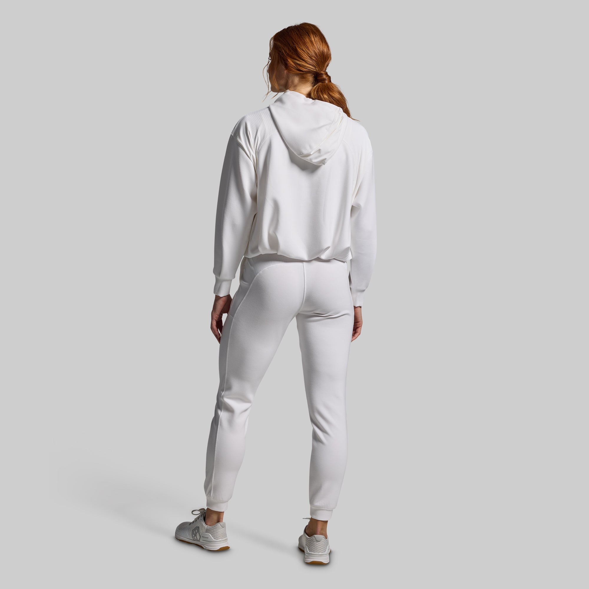 Premium Lounge Lux Hoodie for Women & Men - Soft Fleece Pullover with Pockets - Cozy White Sweatshirt for Relaxing at Home, Travel & Casual Outfits