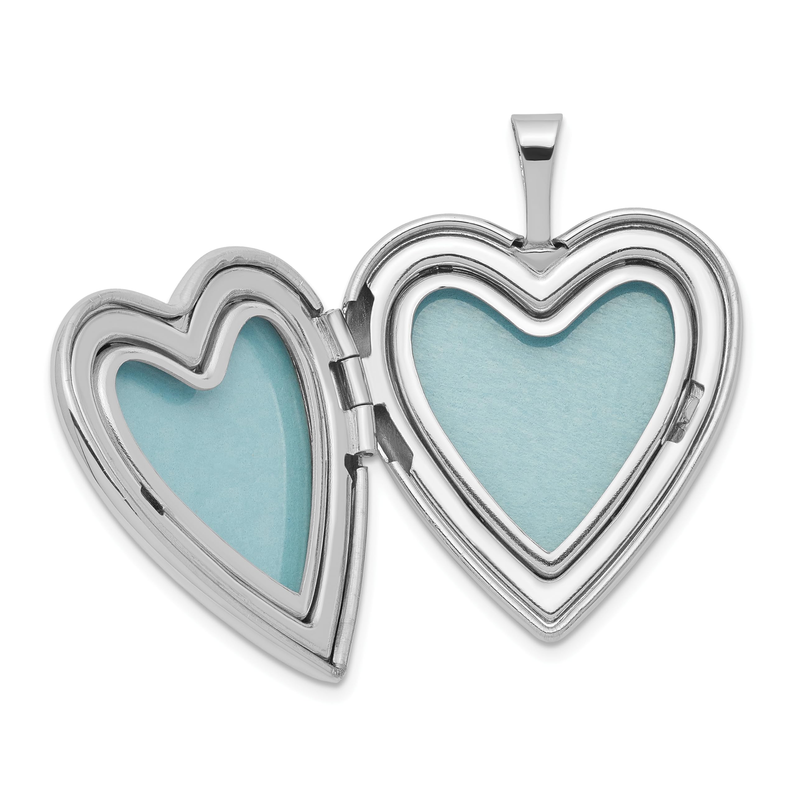 925 Sterling Silver Personalized Photo Locket Necklace - Heart Hands Love Charm Pendant for Women | Engravable Picture Jewelry Gift for Anniversary, Valentine's Day & Mother's Day