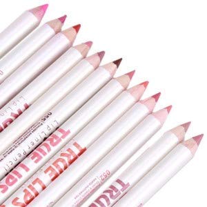Angelie Waterproof Lip Liner Pencil Set - 12 Pack Long Lasting Matte Lip Liner for All-Day Wear | Perfect for Makeup Artists, Bridal Looks & Everyday Beauty Routine