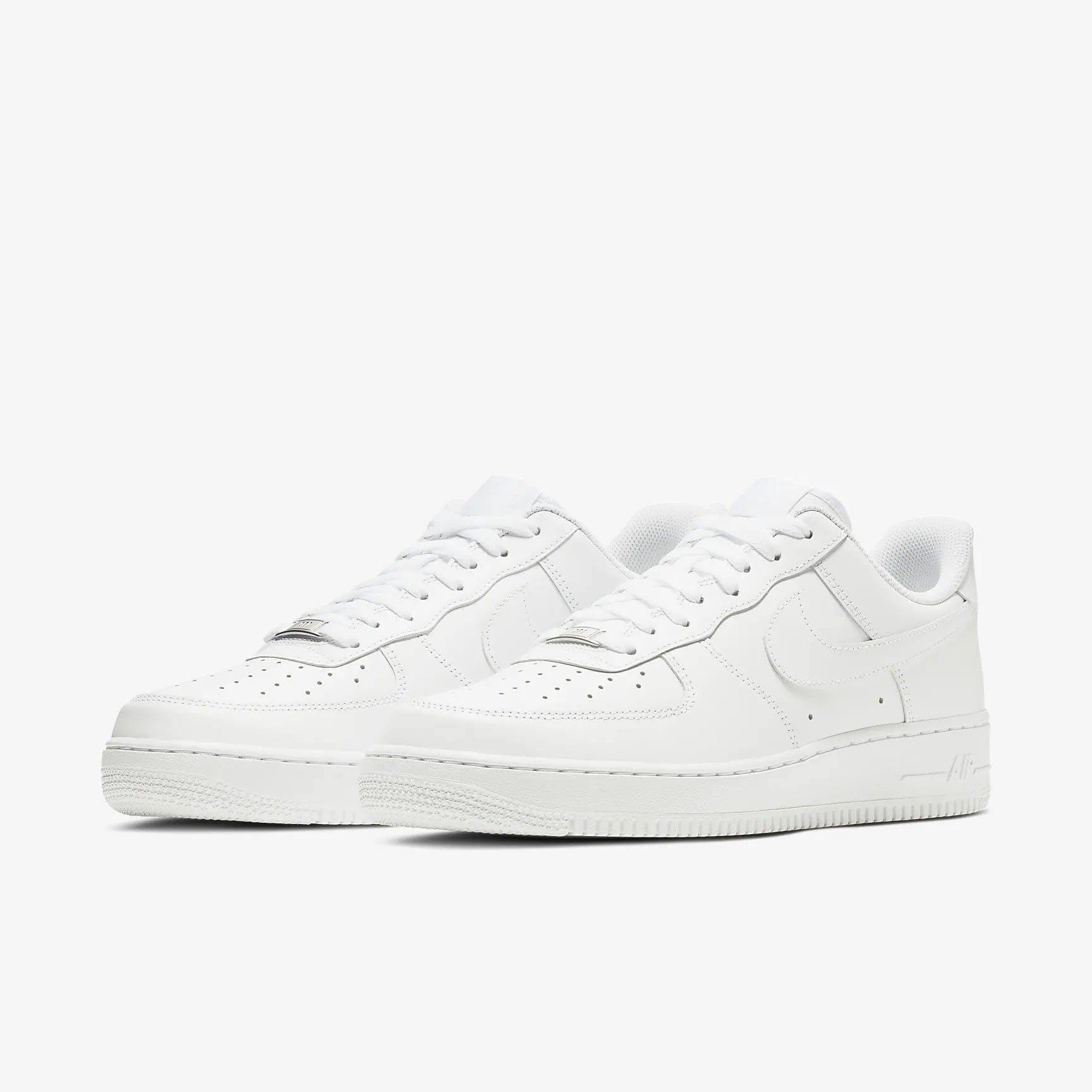 Original Nike Air Force 1 '07 White Men's Sneakers - Classic Basketball Shoes for Casual Wear & Street Style | Perfect for Everyday Outfits, Gym & Urban Fashion