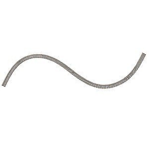 N Scale Super-FLEX Model Train Track - 20 Piece Set for Realistic Model Railroad Layouts | Perfect for HO Scale Train Enthusiasts & Diorama Builders