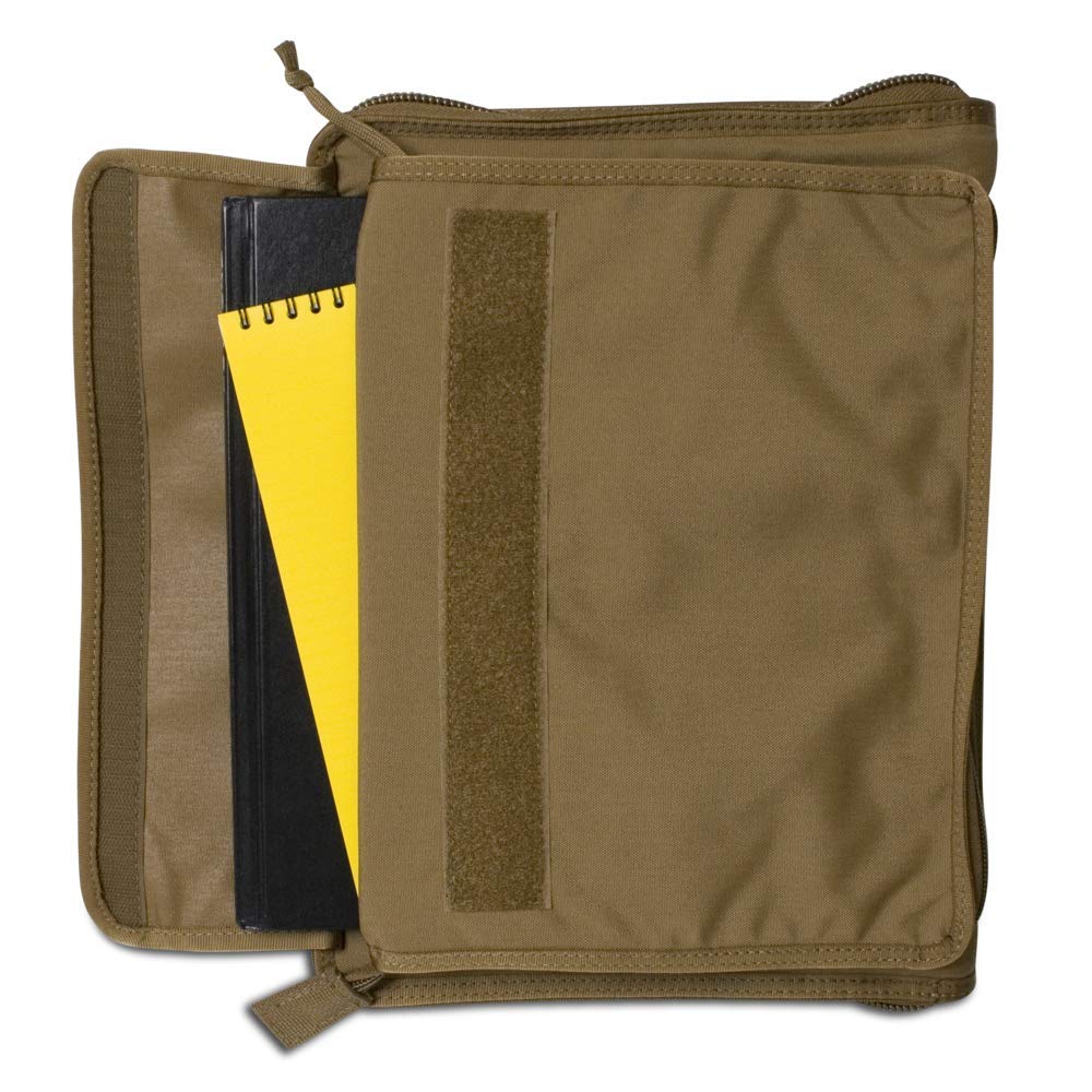 Tactical Notebook Cover - Military Grade Zippered Organizer for 8.5