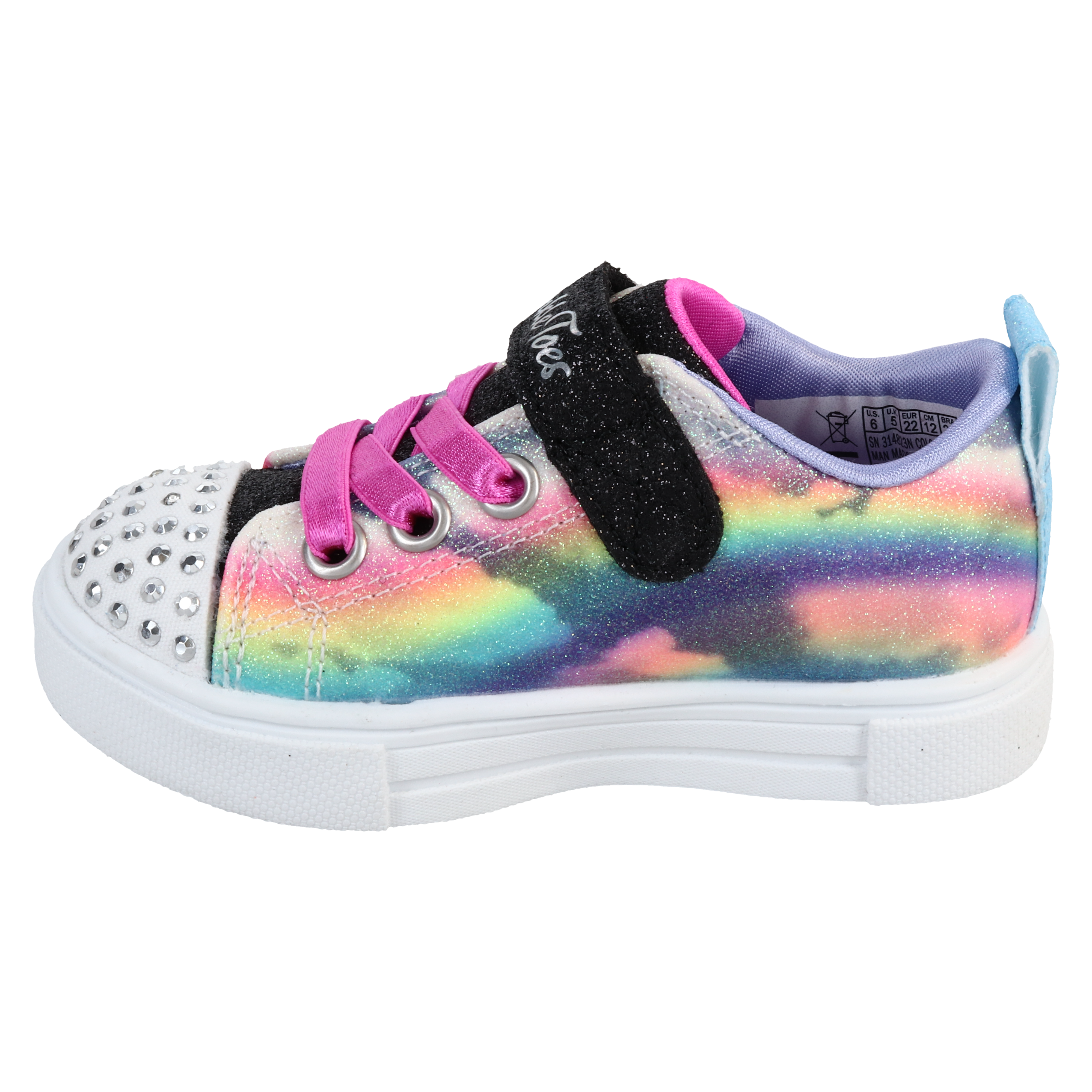 Twinkle Sparks Ombre Love Light-Up Shoes for Toddlers - Perfect for Parties, Holidays & Special Occasions